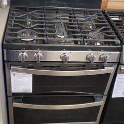 Ge Profile Gas Range W-Dual Ovens