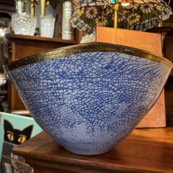 Handmade from Italy, large pasta bowl