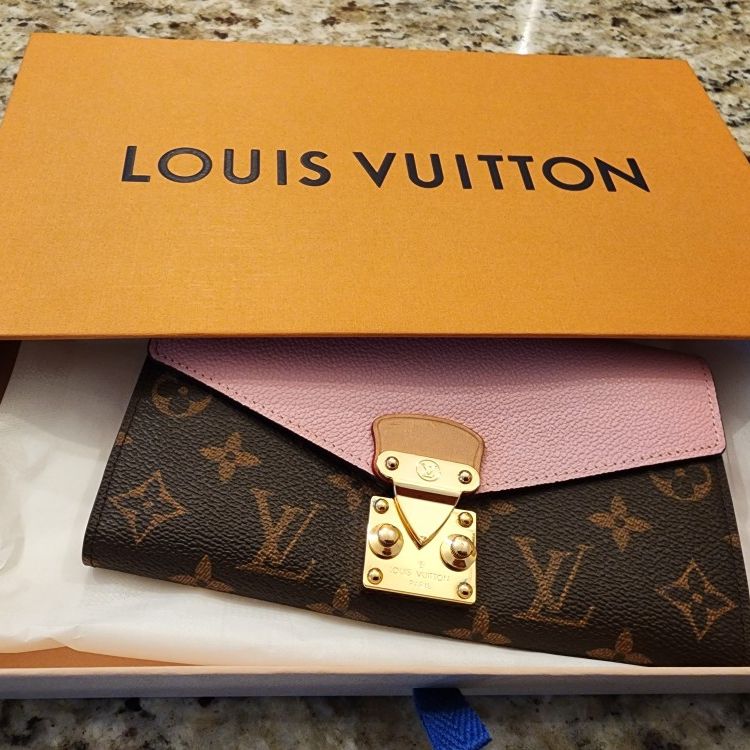 Louis Vuitton, Bags, Louis Vuitton Monogram Pallas Wallet Rose Ballerine
