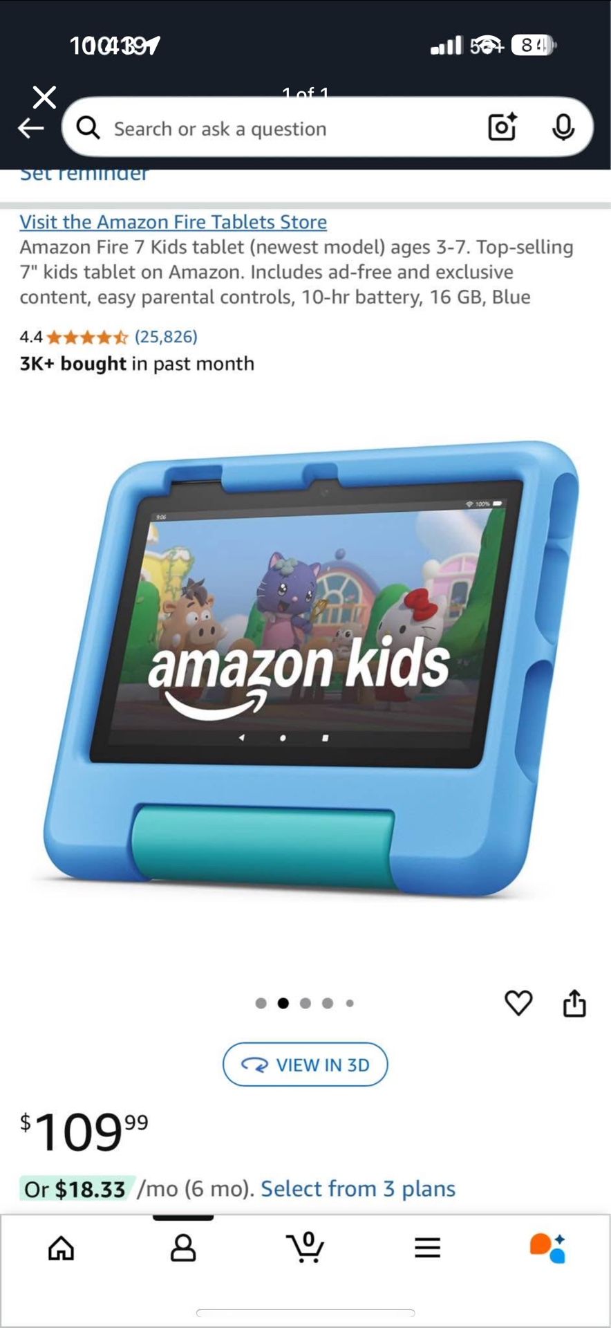 7” Fire Tablet