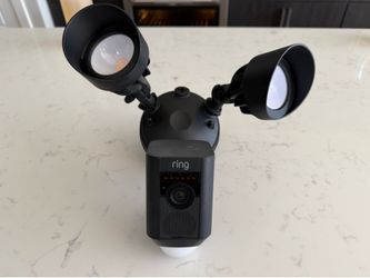 Ring Wifi Floodlight Camera Black