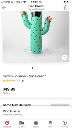 Squad inflatable Giant captus sprinkler