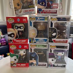 Dc And Marvel Funko Pops