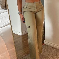 Dickies Women Tan Trousers
