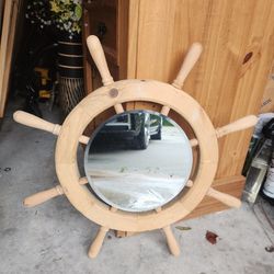 Captains Wheel Mirror 