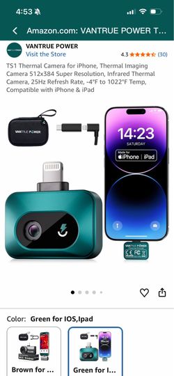 Vantrue Thermal Camera for IOS