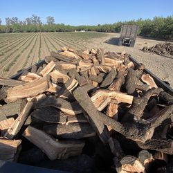 Fully Seasoned Split Almond Wood Ready To Burn 