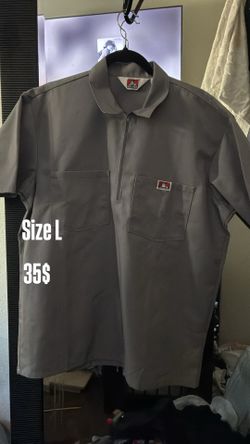 Ben Davis Short Sleeve Solid Half-Zip Shirt