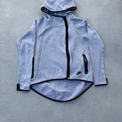 Grey Nike tech fleece hoodie size women XS 