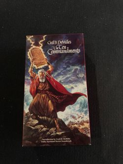 Ten Commandments. VHS