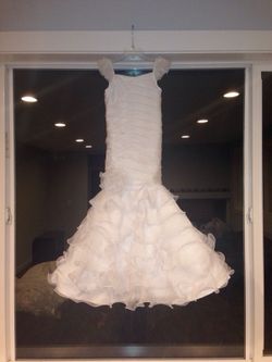 Flower girl mermaid dress