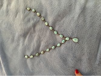 Necklace Santo Domingo stone silver
