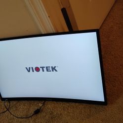 VIOTEK NB24CB 24" Curved Monitor, Bezel-less, 75Hz 1080P VGA HDMI VESA (No Stand
