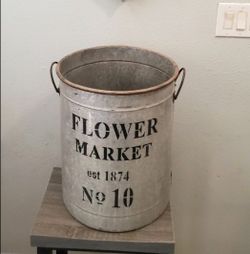 Rustic flower bucket
