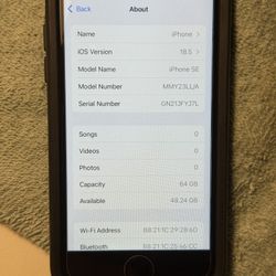 Unlocked Brand New Apple iPhone SE 3rd Gen 64gb Black.