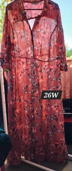 26 w floral dress