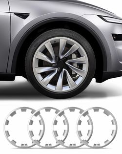 EVOOOR Model Y All-In-One Wheel Rim Protector For Tesla Model Y Juniper 20" Helix Wheel- Strips For Curb Rash Prevention Wheel Rim Protector Easy To I
