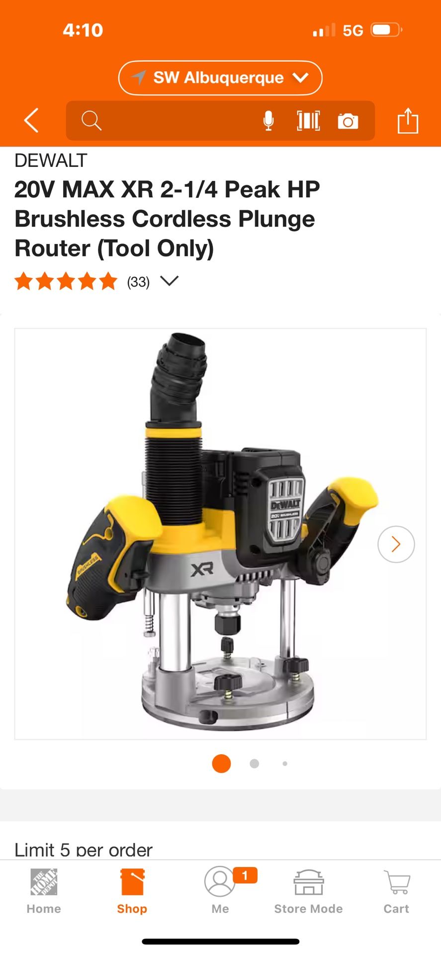 DEWALT Plunge Router