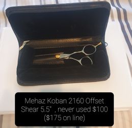 Mehaz Koban 2160 Offset Shear, 5.5" Hair Cutting ✂️