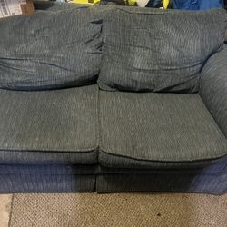 Love Seat Blue Couch
