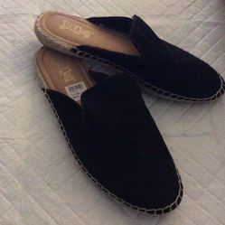 New With Tag By Brash...Covered Flat Slides (Size 8.5)