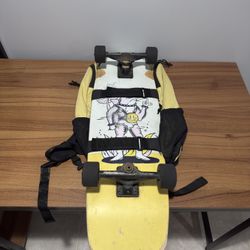 Yellow Vans Skate Obstacle Backpack