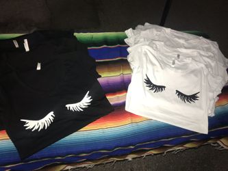 Eye lash T shirts all sizes