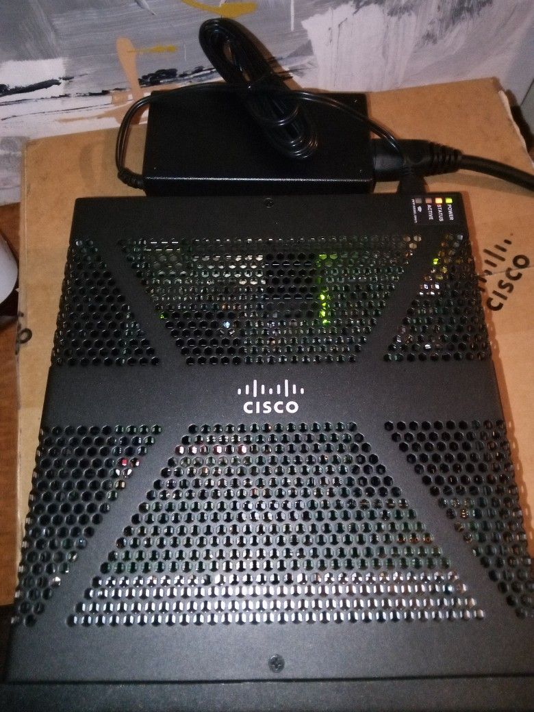 Cisco ASA 5506-X Firewall 8 Ports ASA5506 V01 w/ AC Adapter & M550 64GB SSD