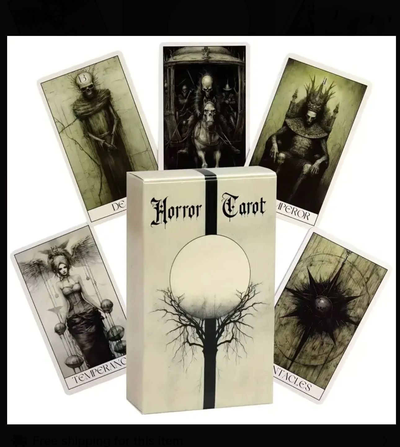 Horror Tarot Deck