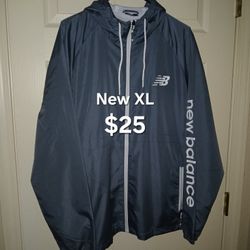 New Balance Jacket Mens XL New $25