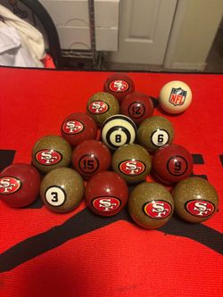 49er Pool Balls