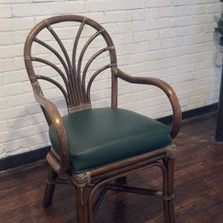 wicker chair art  nuevo style