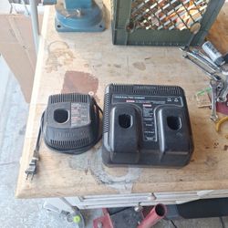 2 Craftsmen 1 Hour Quick Charge Battery Chargers