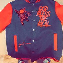 God Bless The Real Letterman Jacket 40$ Or Best Offer Great Condition 