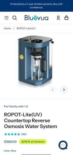 ROPOT-Lite Countertop Reverse Osmosis Water System