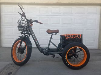 Three wheel electric bike