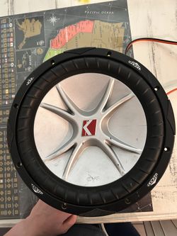 Two 12in CVR12 Kicker Subwoofers