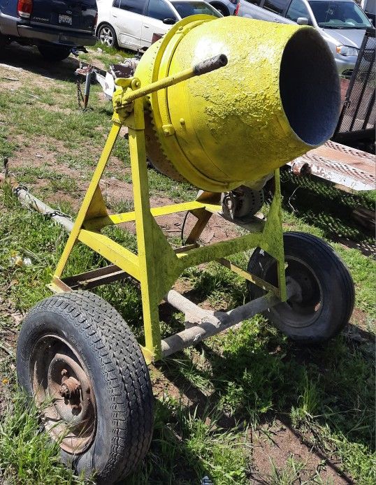 Towable Electric Cement Mixer For Sale