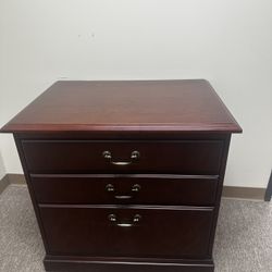 OFFICE/HOME FILE CABINET 2 DRAWERS LATERAL WOODEN FILE 