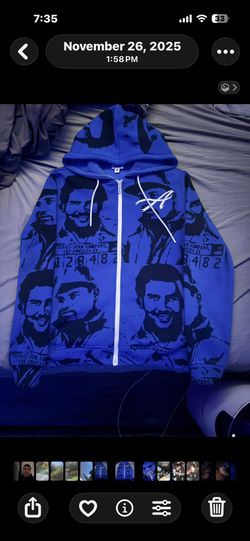 Blue Asaali hoodie