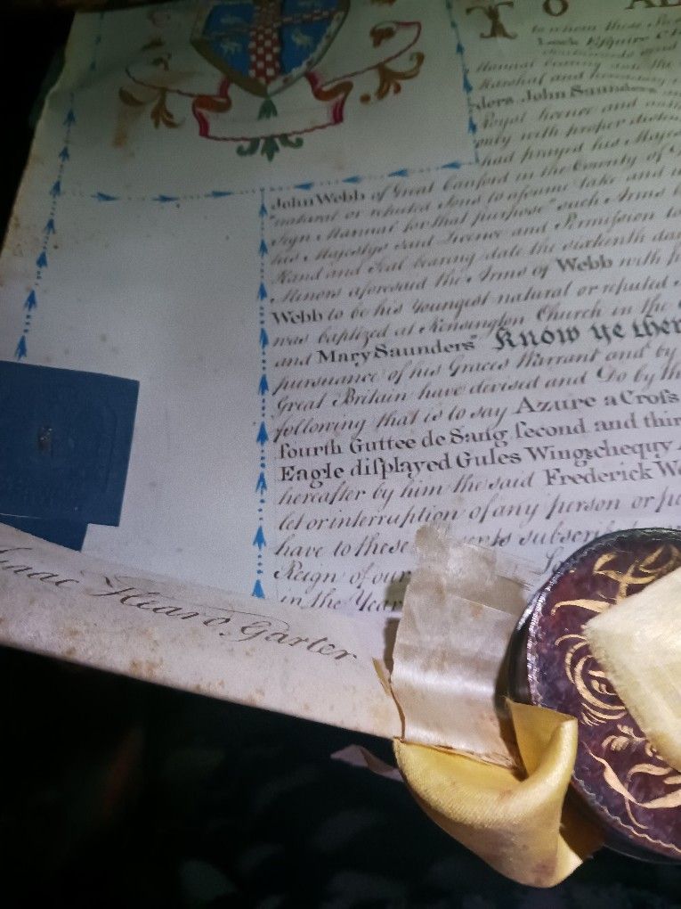 Documento De 1789 Del Rey Jorge 11