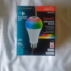 Ecosmart A21 Bluetooth Speaker LED Light Bulb 