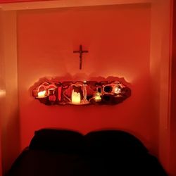 Wooden Candle Holder