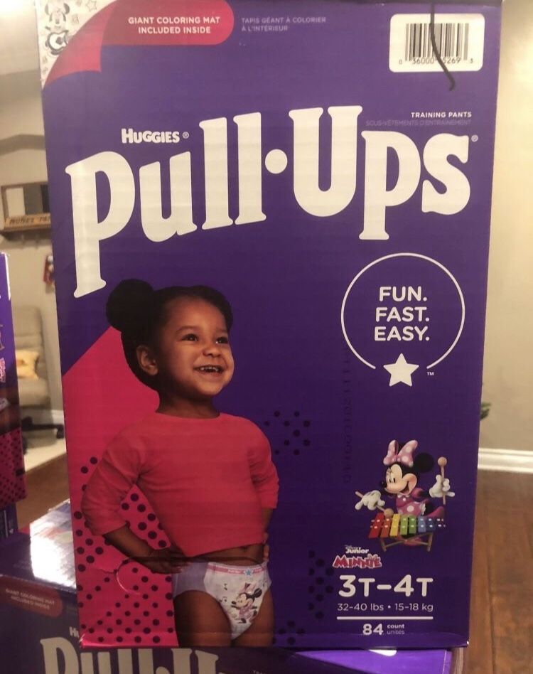 Huggies Pullups 3t-4t Minnie Mouse Brand New