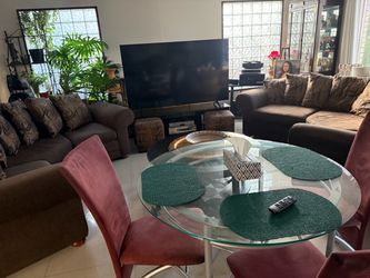 2 pc Circular Sofa set with 14 cushions