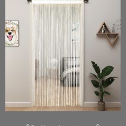 YIIBAII Beaded Curtain Beaded Curtains For Doorways Crystals Suitable For Interior Decoration And Partitions Hippy Closet Curtains (Champagne, 39"X79"