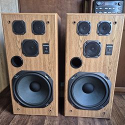 VINTAGE FISHER SPEAKERS MODEL D-13