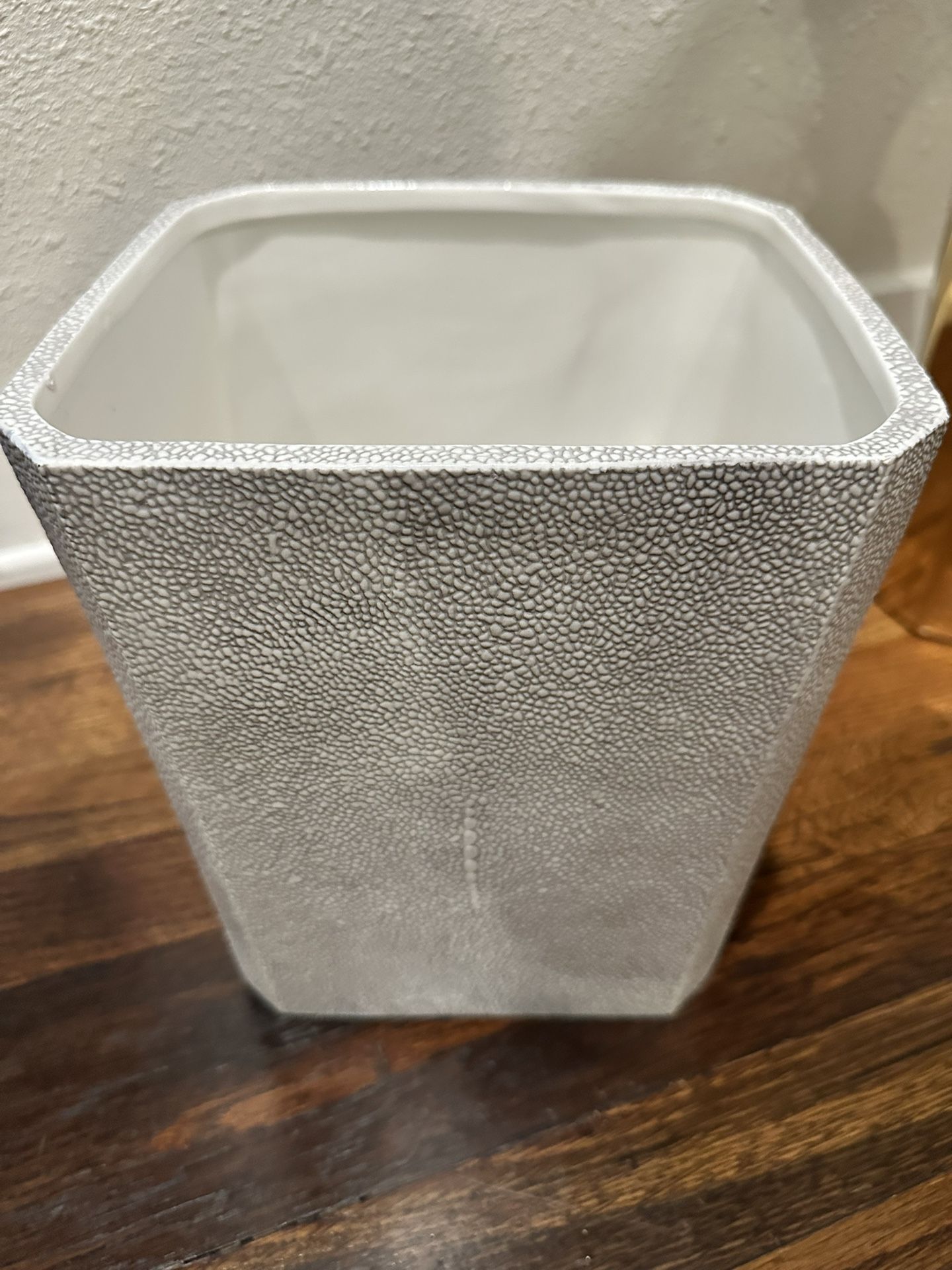 Grey Bathroom Trash Bin 