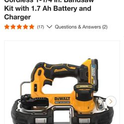 DeWalt Band Saw , Charger & Battery