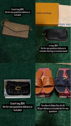 COACH/SLIDES AND MORE DM PRICES ARE NEGOTIABLE